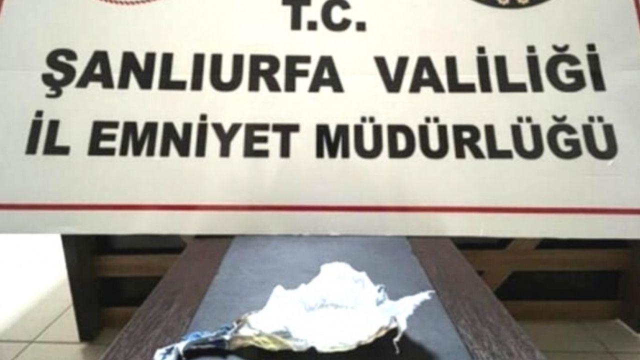 URFA'NIN İLÇESİNDE UYUŞTURUCU ELE GEÇİRİLDİ!