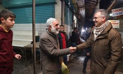 BAŞKAN KUŞ, TARİHİ ÇARŞILARDA ESNAFLA BULUŞTU