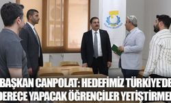 BAŞKAN CANPOLAT: HEDEFİMİZ TÜRKİYE’DE DERECE YAPACAK ÖĞRENCİLER YETİŞTİRMEK