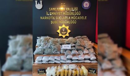 URFA’DA DEĞERİ 3 MİLYON LİRANIN ÜZERİNDE UYUŞTURUCU MADDE ELE GEÇİRİLDİ
