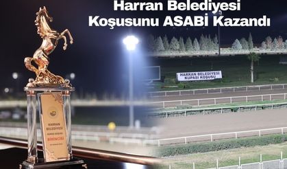 TÜRKİYE JOKEY KULÜBÜ “HARRAN BELEDİYESİ KOŞUSUNU” ASABİ KAZANDI