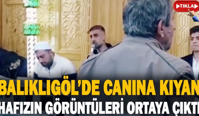 Balıklıgöl'de kendini asmıştı!