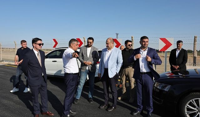 Başkan Gülpınar yeni yolda incelemelerde bulundu