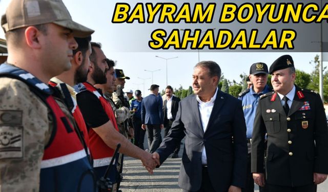 Bayram boyunca sahadalar