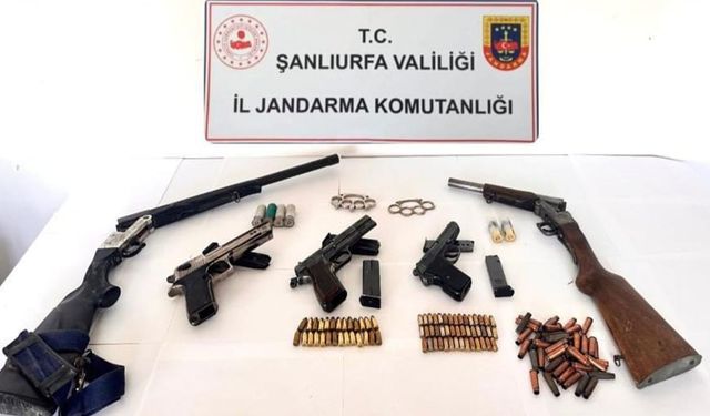 Şanlıurfa'da Ruhsatsız Silah Operasyonu: 10 Gözaltı