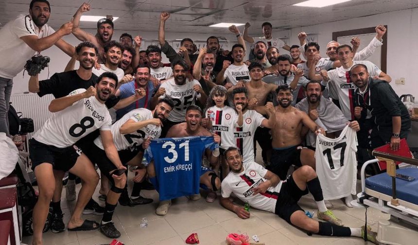 Siverek Belediyespor'un 3. lig hayali bitti!