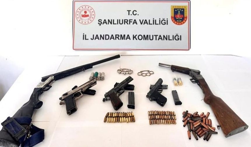 Şanlıurfa'da Ruhsatsız Silah Operasyonu: 10 Gözaltı